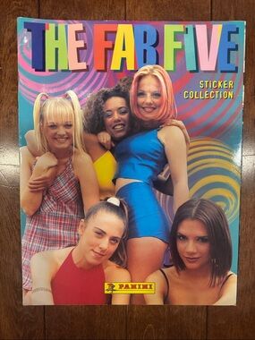 Spice Girls 1997 Unofficial The Fab Five Panini Sticker Album
